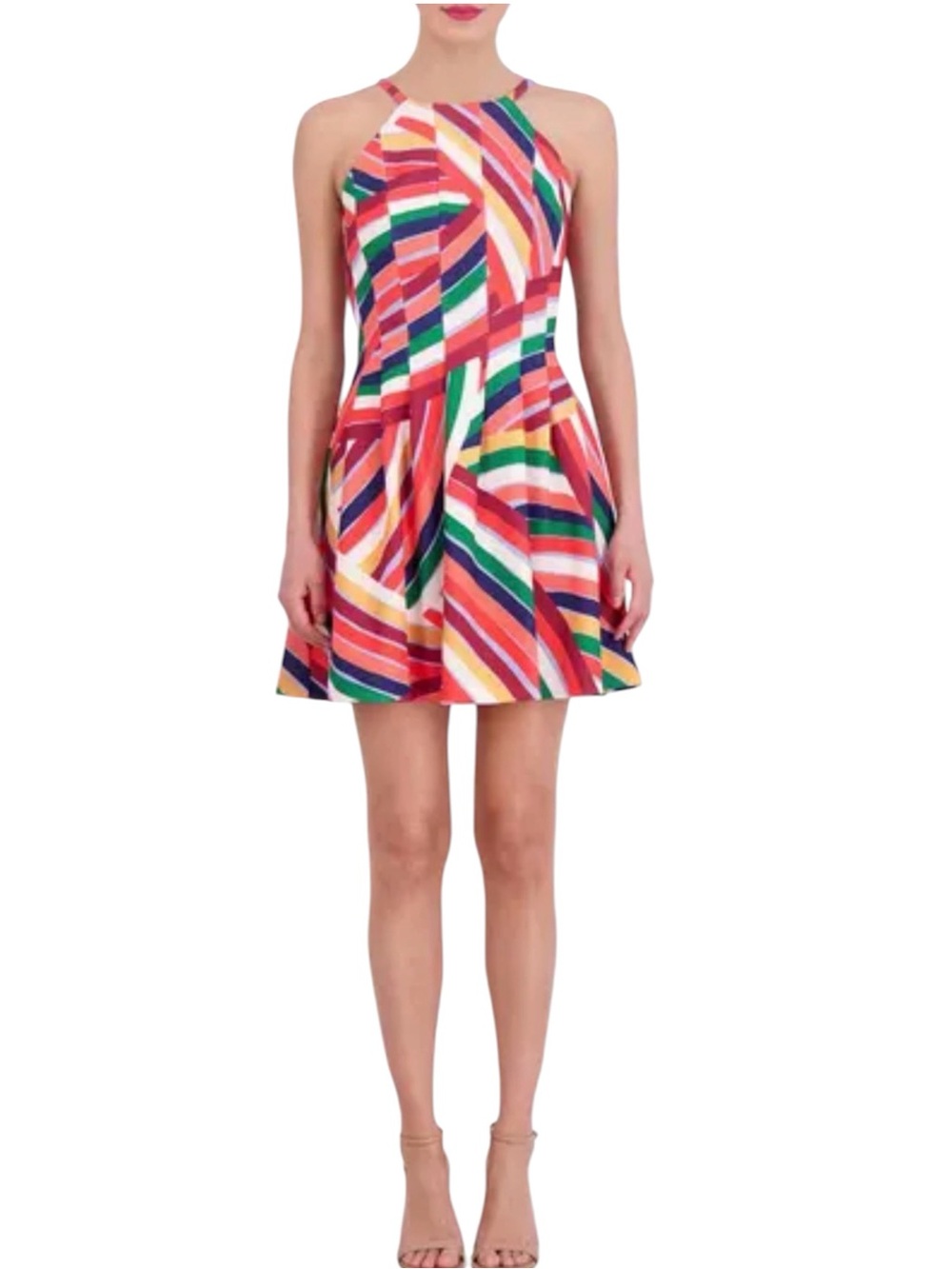 Vince Camuto size 2 Rainbow Halter Dress